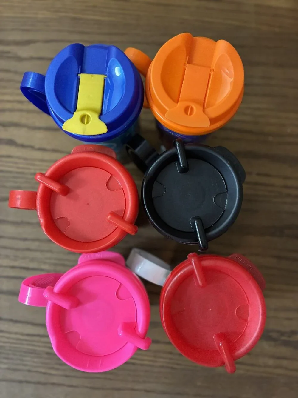 Walt Disney World Resort Reusable Refillable 16oz Mug; Lot of 6; Assorted